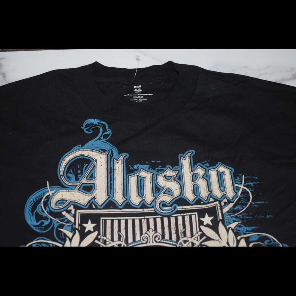 Vintage-Style Alaska Printed Tee